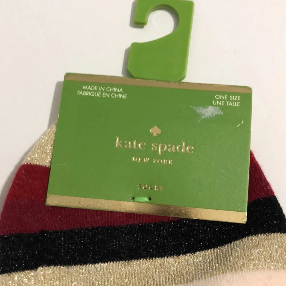 NWT KATE SPADE No Show Socks